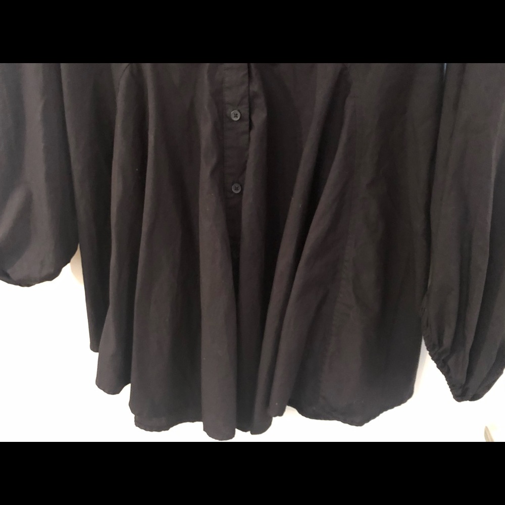 Free People Shirt Drop Waist Button Dress Sz M - Picture 4 of 11